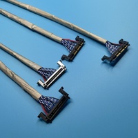 Maßgefertigter Kabelbaum JAE FI-R 41-polig 51-polig Displaykabel zu JST-Anschluss Molex Dupont 2.0 16-polig LVDS-Kabel Elektronischer LCD-Bildschirm