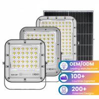 Lámpara Solar LED Inteligente IP66 con Sensor, de Aluminio Fundido a Presión, 9000LM, Regulable, Alta Potencia, Ángulo de Haz de 120°, Control Remoto