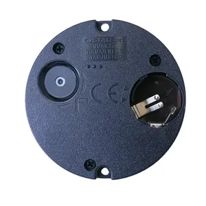 black color 40mm small round wall clock mechanism