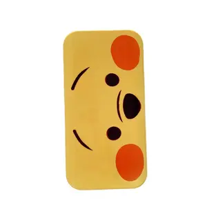 Creative Sliding Cartoon Mirror Pooh Bear Mobile Phone Accessories Cover Cases For iPhone 11 12 13 14 Pro Max Back Cover