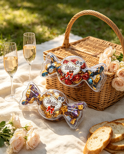 Boîte de chocolats truffes <span class=keywords><strong>noisette</strong></span> Novelty Candy Contour, design élégant et transparent pour les cadeaux de mariage et les surprises d'anniversaire - Product Image 5