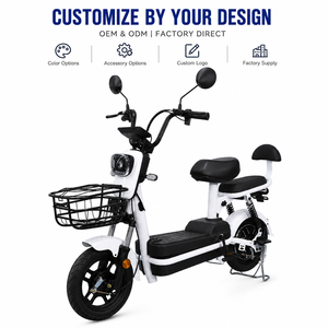 Bicicletta <span class=keywords><strong>Elettrica</strong></span> da Città a Basso Prezzo, 500W, 14 Pollici, 48V 12Ah, Ciclomotore Elettrico per Adulti - Product Image 2