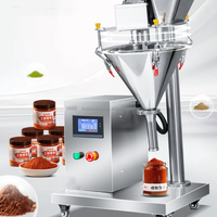 Machine de remplissage automatique à vis sans fin en acier inoxydable 304, dosage automatique, pesage, mise en bouteille, farine, épices, sel, sucre, protéines, poudre sèche