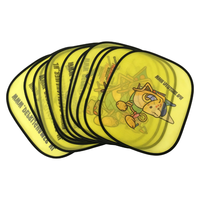 Ensemble de pare-soleil de voiture imprimé sur mesure, protection UV, isolation thermique, maille respirante pour les fenêtres latérales et arrière