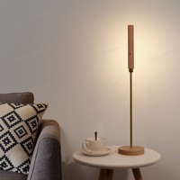 Lampe de table tactile en bois de hêtre nordique, détachable, rotative à 360 degrés, réglage de la luminosité, lampe de lecture de bureau, veilleuse
