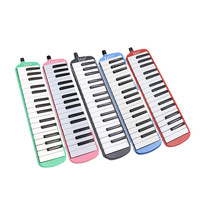 IRIN Melodica 32 Keys Beginner's Instrument Children Students Portable Keyboard-Wind Instrument ABS Material Soft Packaging