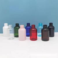 50ml grosse poudre bouteille de pompe en plastique court canard fond de teint liquide bec d'oiseau oeil Essence échantillon pack d'essai