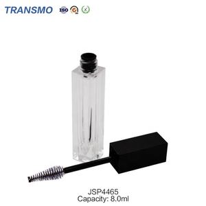 Emballage de mascara 8 ml, tube de mascara transparent à étiquette privée, flacon de mascara carré transparent - Product Image 4