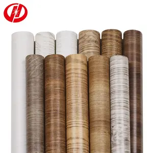Papel tapiz autoadhesivo de vinilo de grano de madera para decoración, gran oferta