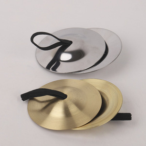 Címbalo de Dedo Elástico de Latón y Acero Inoxidable, Mini Instrumento de Percusión Orff, Herramienta Musical para Enseñanza de Danza y Escenario - Product Image 4
