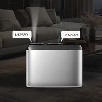 Diffuseur d'huiles essentielles électriques de luxe en métal, double buse, design de table, capacité 2x50 ml, garantie 1 an, hôtel, usage commercial