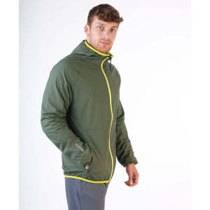 LA THUILE giacca a vento da uomo in morbido guscio JKT con chiusura a cerniera leggera per Fitness stampa per l'escursionismo autunno inverno XL - Product Image 2