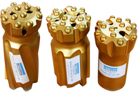 Outils de forage Pièces détachées Embout de bouton à filetage Embout rétractable T45 89mm pour roche dure dans les carrières et les mines T51 102mm
