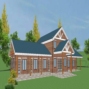 Casas <span class=keywords><strong>de</strong></span> Madera Prefabricadas Populares, Casa <span class=keywords><strong>de</strong></span> Vacaciones, Cabaña <span class=keywords><strong>de</strong></span> Madera para la <span class=keywords><strong>Playa</strong></span> - Product Image 1