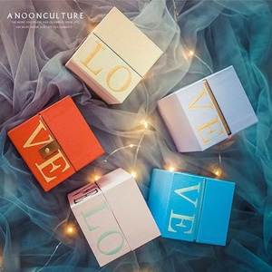 Caja de Regalo de Joyería con Diseño Romántico y Estampado de Amor, Personalizada, al por Mayor, con Asa - Product Image 6