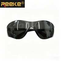 Lunettes de sécurité réutilisables à haute visibilité avec monture en PC, verres anti-rayures, certifiées EN166 pour les travaux de construction, marque REEKE, Chine