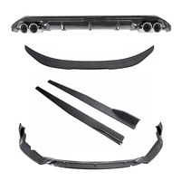 Kit carrosserie complet pour Toyota Corolla 2019-2024 : Lame avant, jupes latérales, diffuseur arrière, spoiler, persiennes de fenêtre - Ensemble complet