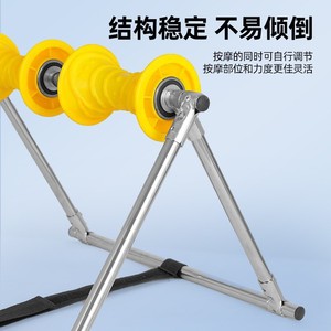 Masajeador de piernas con rodillo convexo para entrenamiento de los músculos de la pantorrilla y equipo de rehabilitación para adelgazar las piernas, color amarillo - Product Image 4
