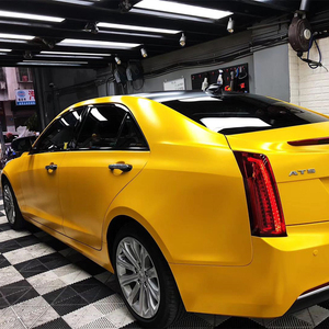Pellicola in PVC per Wrapping <span class=keywords><strong>Auto</strong></span> di Alta Qualità 1,52*17 M, Colore Giallo Metallizzato Opaco per Carrozzeria - Product Image 5