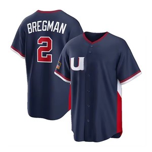 Camisetas de Béisbol de EE. UU. Nuevas para Hombre 2026 # 99 Aaron Judge # 24 Bryce Harper # 30 Prendas Deportivas Transpirables con Bordado de 30 Skenes - Product Image 3