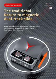 2023 M90 Pro TWS หูฟังไร้สายอินเอียร์ทรูไวเลสสสเตอริโอไร้สาย M90ฟันสีฟ้าสำหรับเล่นกีฬา - Product Image 5