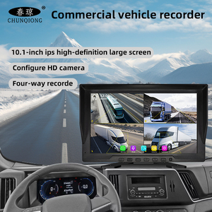 Hiển Thị <span class=keywords><strong>DVR</strong></span> Màu Xe Phía Sau Xem Sao Lưu Màn Hình Chia Màn Hình Quad 4 Kênh Chiếu Hậu Màn Hình Hệ Thống Với Màn Hình Cảm Ứng - Product Image 4