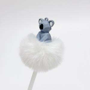 H-TONE bomboniere per bambine soffice Pom Pom unicorno penna per ragazze creatura preferita delle fiabe regalo per festa di Natale - Product Image 5