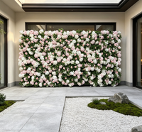 Système de mur végétal artificiel modulaire, panneau de verdure pour jardin vertical personnalisé, pour projets commerciaux, fournisseur de décoration de projets
