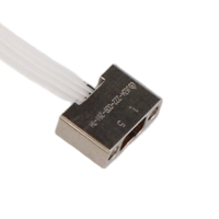 Connecteurs électriques rectangulaires série J63A D-Sub Micro-D mâle/femelle, contacts en cuivre/nickel pour applications aéronautiques