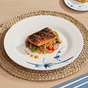 Assiette en mélamine <span class=keywords><strong>de</strong></span> 10 pouces <span class=keywords><strong>de</strong></span> la collection Biru d'inspiration asiatique pour les plats principaux, les entrées spéciales - Product Image 3