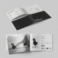 Brochure de produit personnalisée en gros pour chaise ergonomique A5, impression avec reliure parfaite ou piqûre à cheval