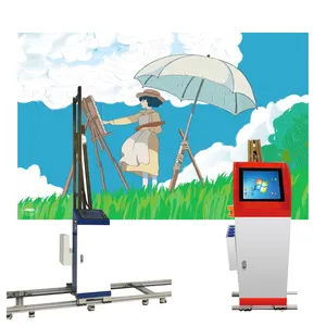 Faith Background Wall UV Printer Outdoor Wall Printing Machine 3d Wall Painter Machine