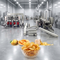 Machine automatique de fabrication de chips de pommes de terre, tambour rotatif à grande vitesse pour un assaisonnement uniforme des chips de pommes de terre frites