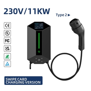 Cargador Universal Portátil para Vehículos Eléctricos de 11kW, Listo para Montar en Pared, Tipo 1, Tipo 2, Enchufe GB/T, Versión Plug & Charge, Estación de Carga Doméstica de CA de 32A, de Fábrica - Product Image 1