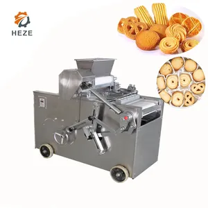 बहुकार्यात्मक स्वचालित बटर जेनी कुकी जमाकर्ता मशीन औद्योगिक बिस्किट बनाने की मशीन