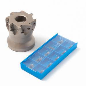 เครื่องกัดใส่ CNC สำหรับงานกัดฟีดสูง MFH เครื่องมือกลึงซีเมนต์คาร์ไบด์แทรกหน้าแทรก - Product Image 3