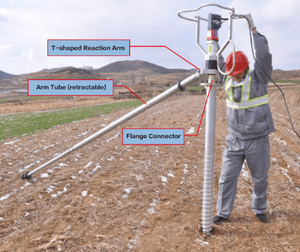 เครื่องตอกเสาเข็มไฟฟ้าพลังงานแสงอาทิตย์แบบพกพา - Product Image 1