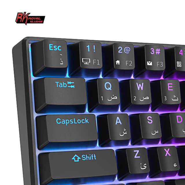 Royal Kludge RK71 Oem Hotswap White Clavier Gamer Sans Fil Wireless Rgb Custom Computer Mechanical Keyboard Gaming Teclado