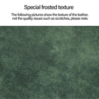 1/3/5 Sq.ft Kulit Sapi Vintage Frosted Vegetable Tanned Berbutir Anti-Pil, Bahan untuk Tas & Dompet Buatan Tangan DIY