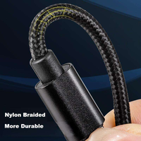 Cable de Carga Rápida USB C a USB C de 60W al por Mayor, con Cubierta de Nailon Trenzado para iPhone 16, 16 Pro Max, 15, 15 Pro, Cable de Datos Tipo C