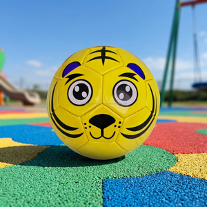 Ballon de football pour enfants, tailles 1, 2, 3, vente en gros, logo personnalisé, cadeau promotionnel, jouet sportif, mini football pour jeunes, PU PVC - Product Image 1