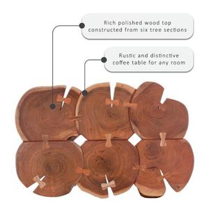 Round Coffee <b>Tables</b> Handmade Premium Quality Set of Wood Mango in Wholesale Price Living Room <b>Reclaimed</b> Premium Wood - Product Image 5