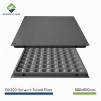 Plancher surélevé en acier moderne SENMAI OA500 500x500mm avec gestion des câbles pour immeuble de bureaux