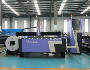 เครื่องตัดเลเซอร์ไฟเบอร์โลหะแบบแผ่นและท่อ 1500w 3000w 6000watts รุ่น 1530 CNC สำหรับตัดทองแดง อลูมิเนียม เหล็กแผ่น และท่อ - Product Image 3