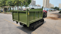 Prix usine Mini dumper chenillé Euro 5 CE EPA pour boue et routes accidentées avec levage hydraulique