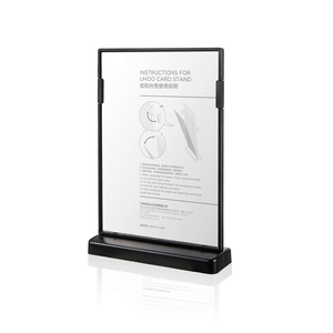 Giá để thực đơn bàn hình chữ T hai mặt chất liệu acrylic khổ A5 chất lượng cao UHOO - Product Image 3