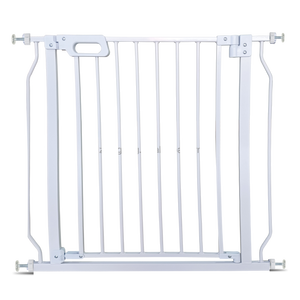 Barrière de sécurité pour animaux de compagnie en métal pour intérieur et extérieur, installation facile, barrière pour chiens, escaliers, montage par pression, barrière pour bébé pour porte, cuisine - Product Image 3