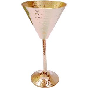 Premium Quality Handmade Copper <b>Wine</b> <b>Goblet</b> Cup Unique Chalice Design with Moscow Mules & Great Gift 100% Pure Brass Base - Product Image 1