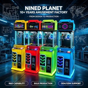 Mini machine à griffes de bonbons, <span class=keywords><strong>jeu</strong></span> d'arcade, vente en gros à bas prix, machine à griffes à monnayeur pour petits jouets avec lecteur de carte, en métal, 220V - Product Image 4