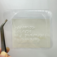 Manuel d'instructions en braille imprimé en 3D sur feuille PVC, adhésif convexe, vente directe usine 2025